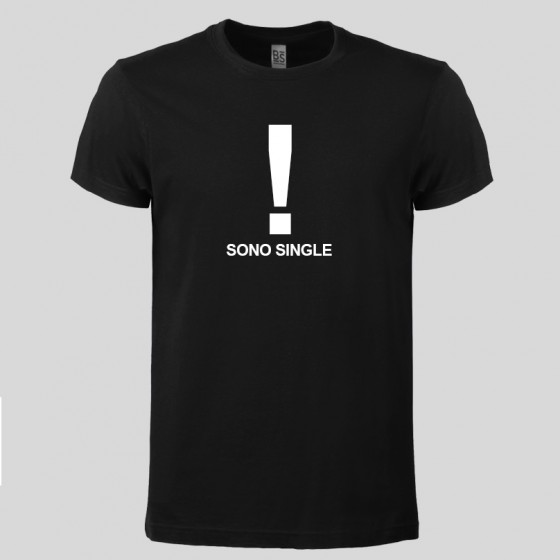 T-shirt Uomo "SONO SINGLE"