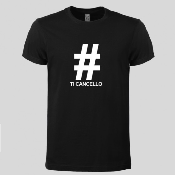 T-shirt Uomo "TI CANCELLO"