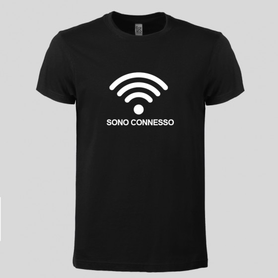 T-shirt Uomo "SONO CONNESSO"